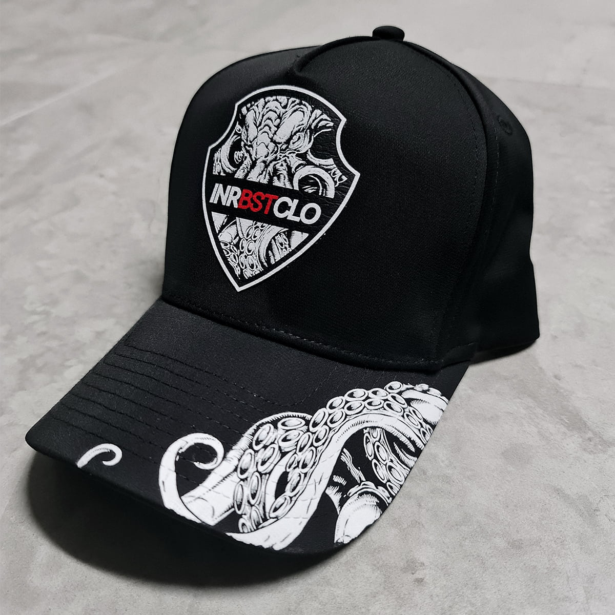 KRAKEN LEATHER PATCH BLACK SNAPBACK image 0