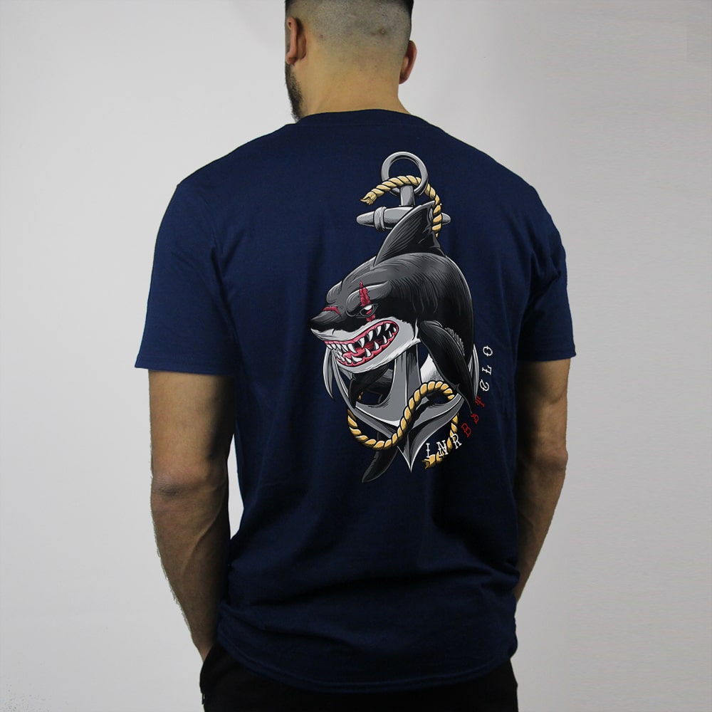 SHARK NAVY TEE - Beast Series image 0