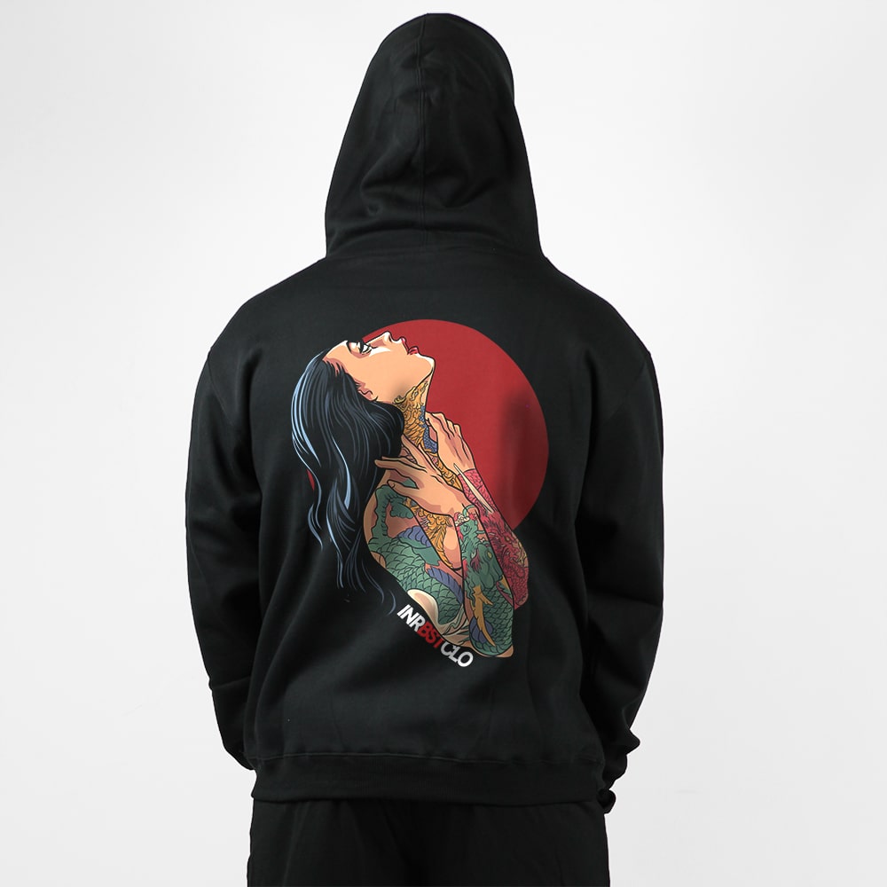 YAKUZA V2 PULLOVER HOODIE - Dragons & Phoenix image 0