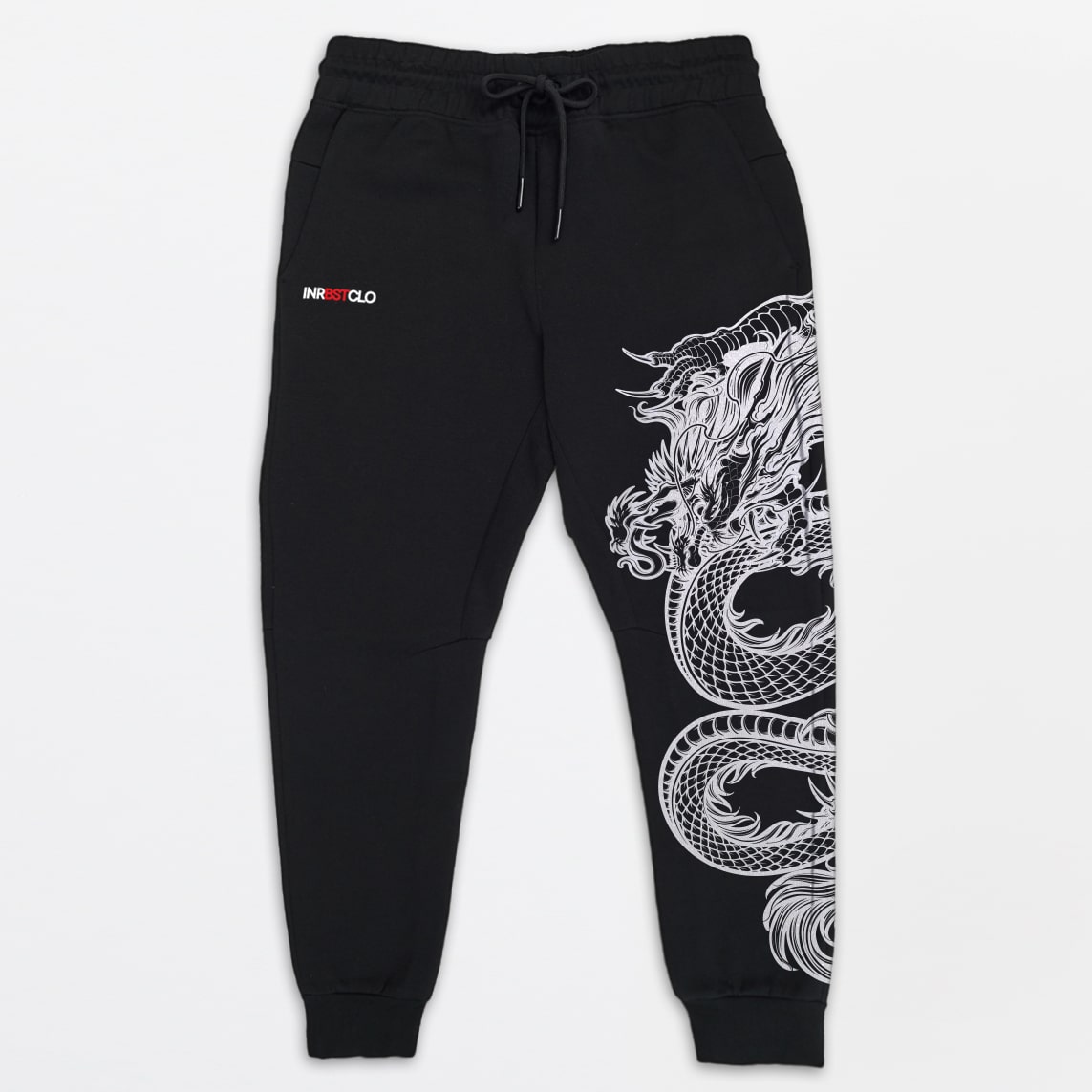 DRAGON IREZUMI BLACK 3 LAYER FLEECE JOGGERS image 0