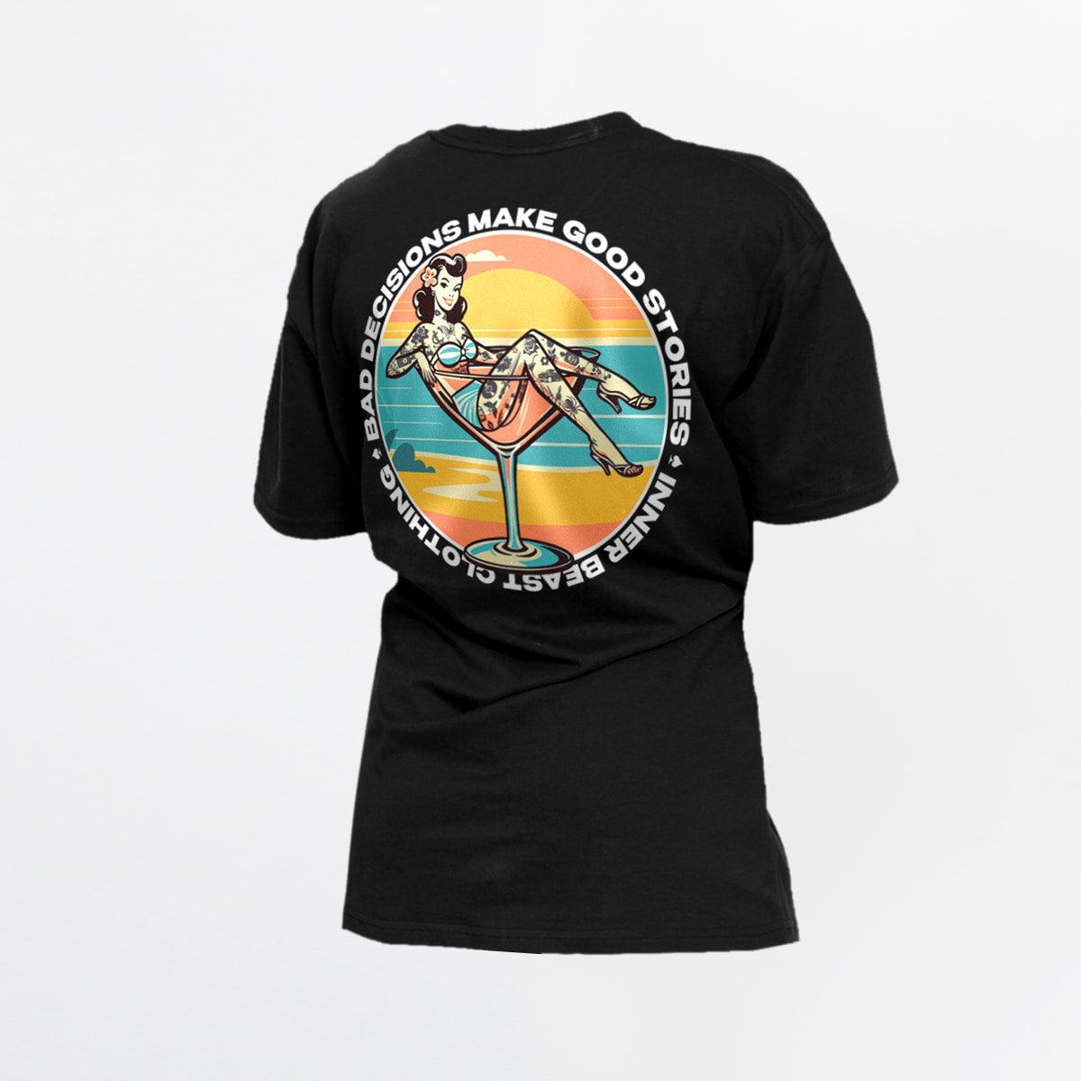 PIN UP GIRL V2 'Bad Decisions make Good Stories' TEE image 0