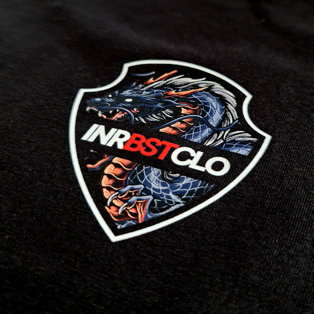 MIDNIGHT BLUE DRAGON PULLOVER HOODIE image 1