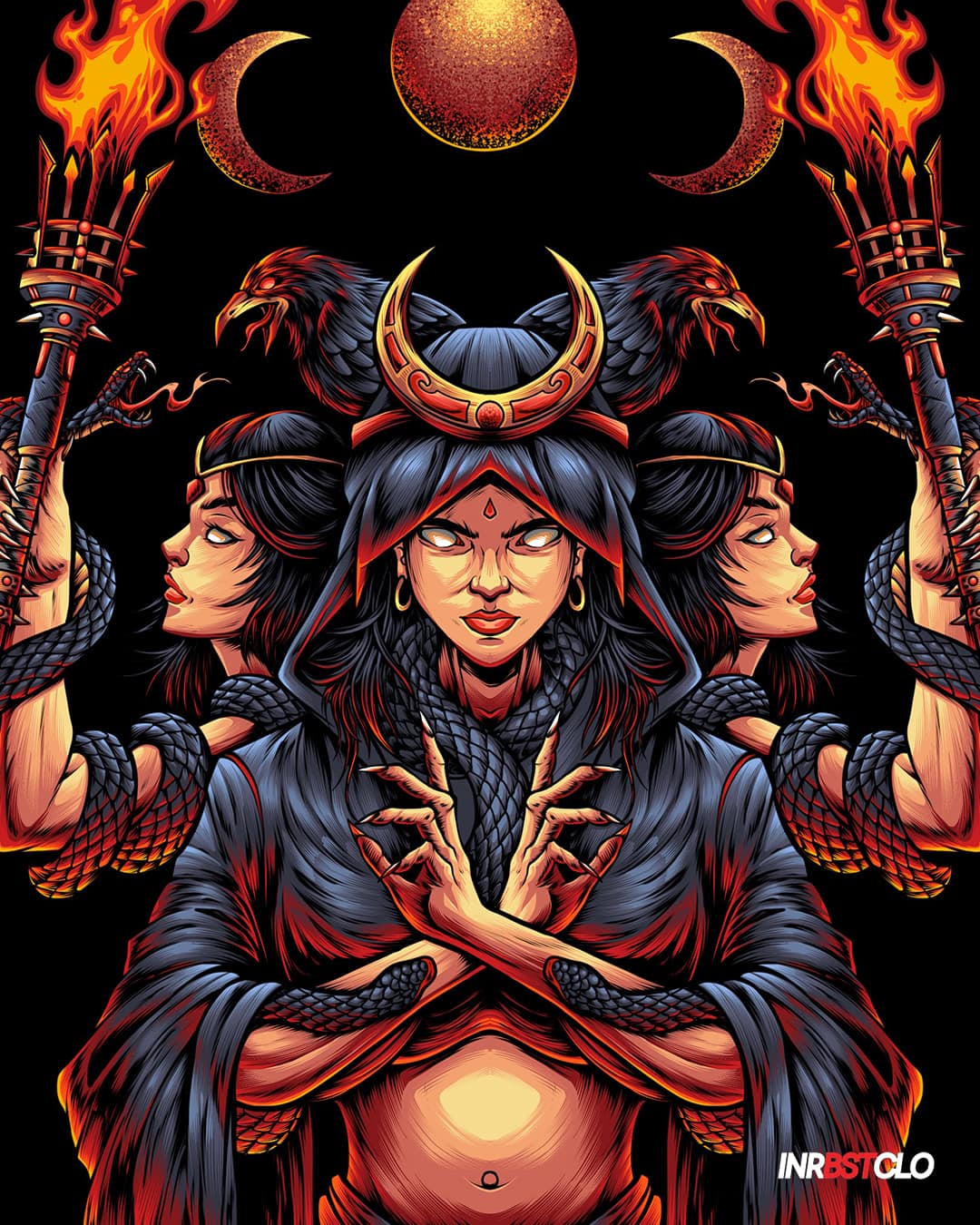 HECATE WITCH PULLOVER HOODIE image 1