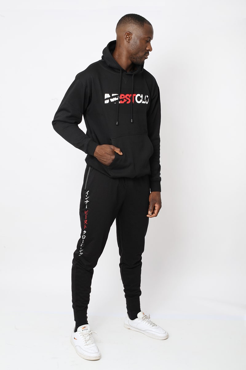 KATAKANA CALLIGRAPHY FLEECE JOGGERS image 1