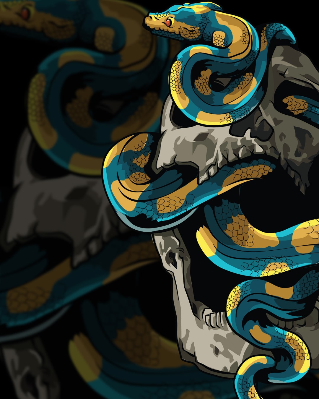 MEMENTO MORI V2 PULLOVER HOODIE image 1