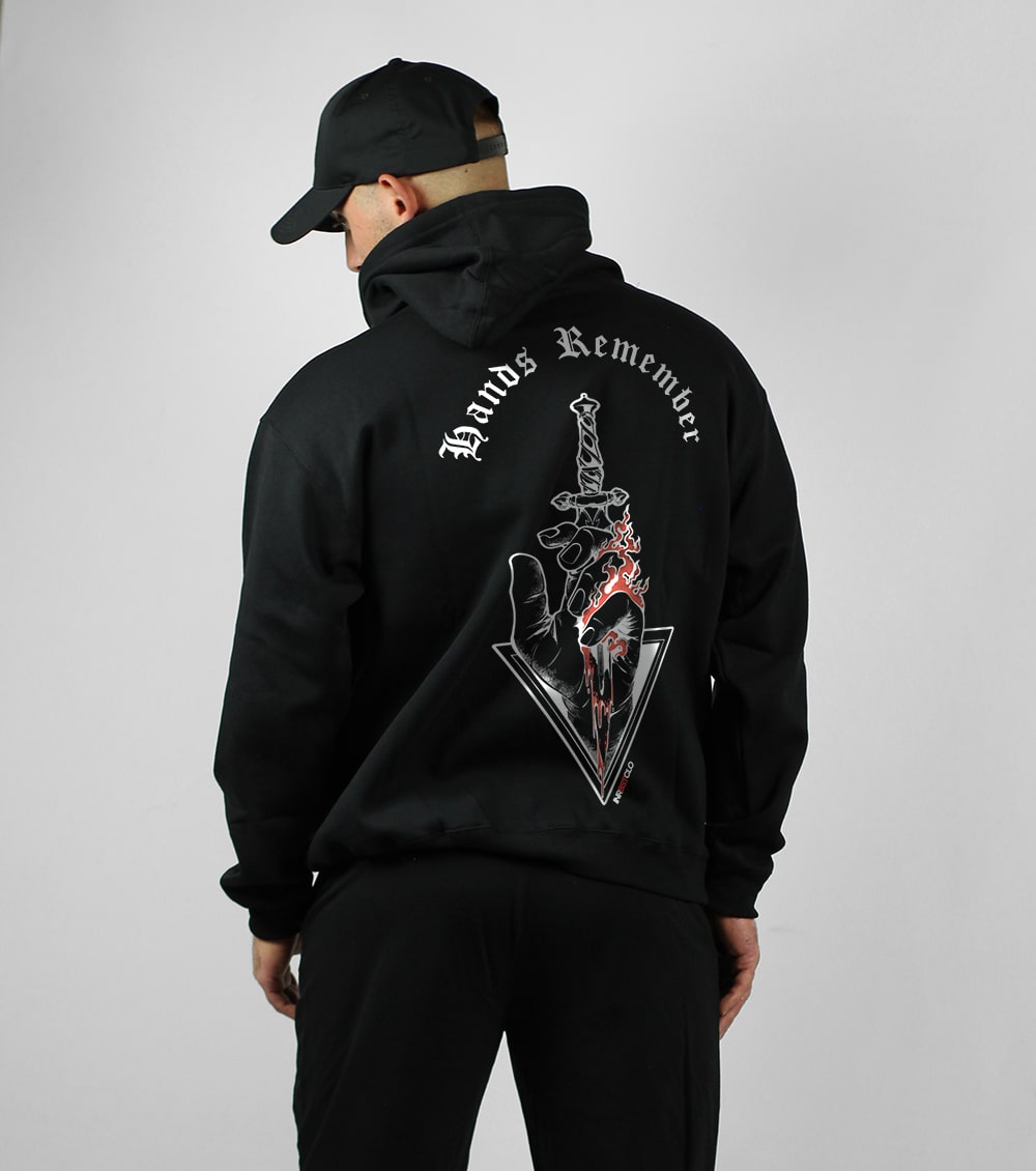 HANDS REMEMBER PULLOVER HOODIE image 0