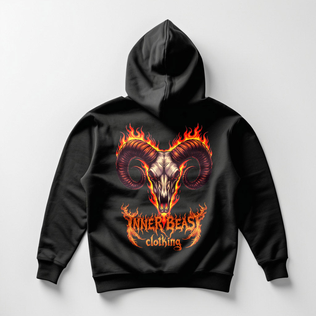 FLAMING RAM PULLOVER HOODIE image 0