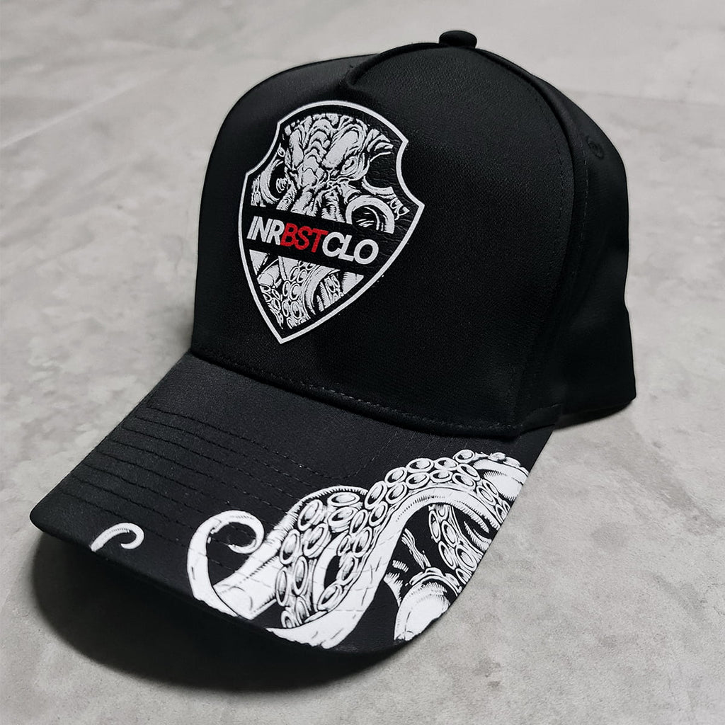 KRAKEN LEATHER PATCH BLACK SNAPBACK image 0