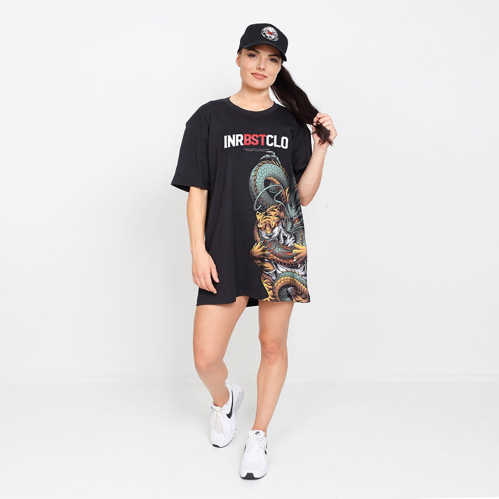 TIGER & DRAGON SIDE PRINT TEE image 0