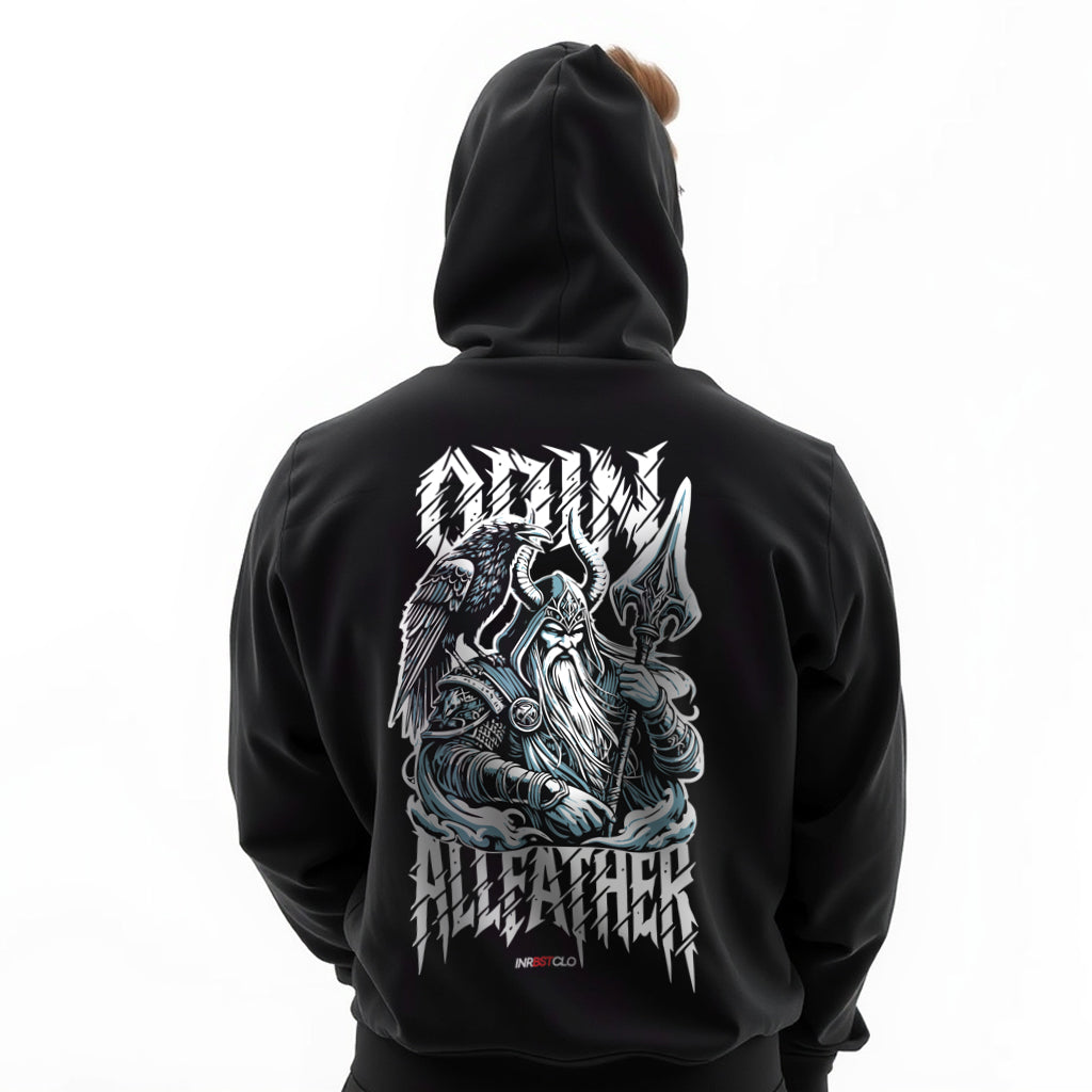 ODIN THE ALLFATHER PULLOVER HOODIE image 0