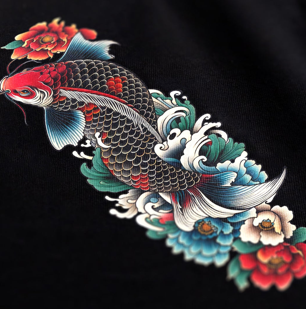 KOI FISH SIDE PRINT TEE image 1