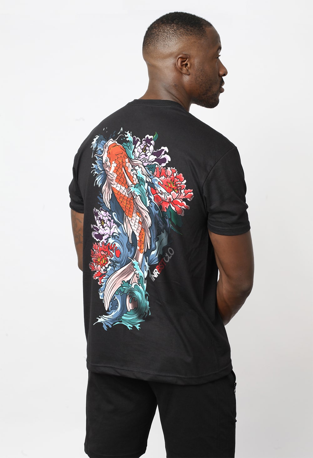 KOI SWIMMING UPSTREAM TEE image 0