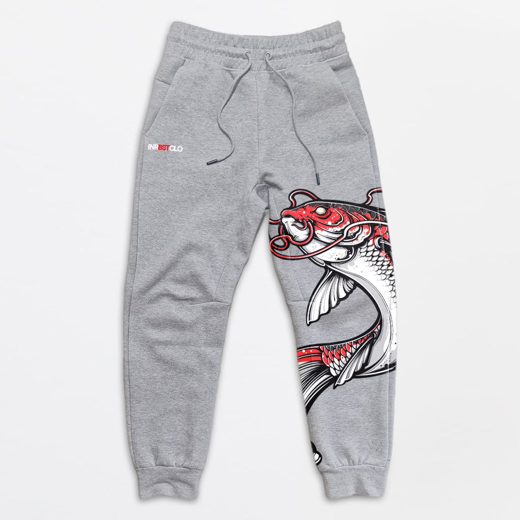 KOI GREY 3 LAYER FLEECE JOGGERS image 0