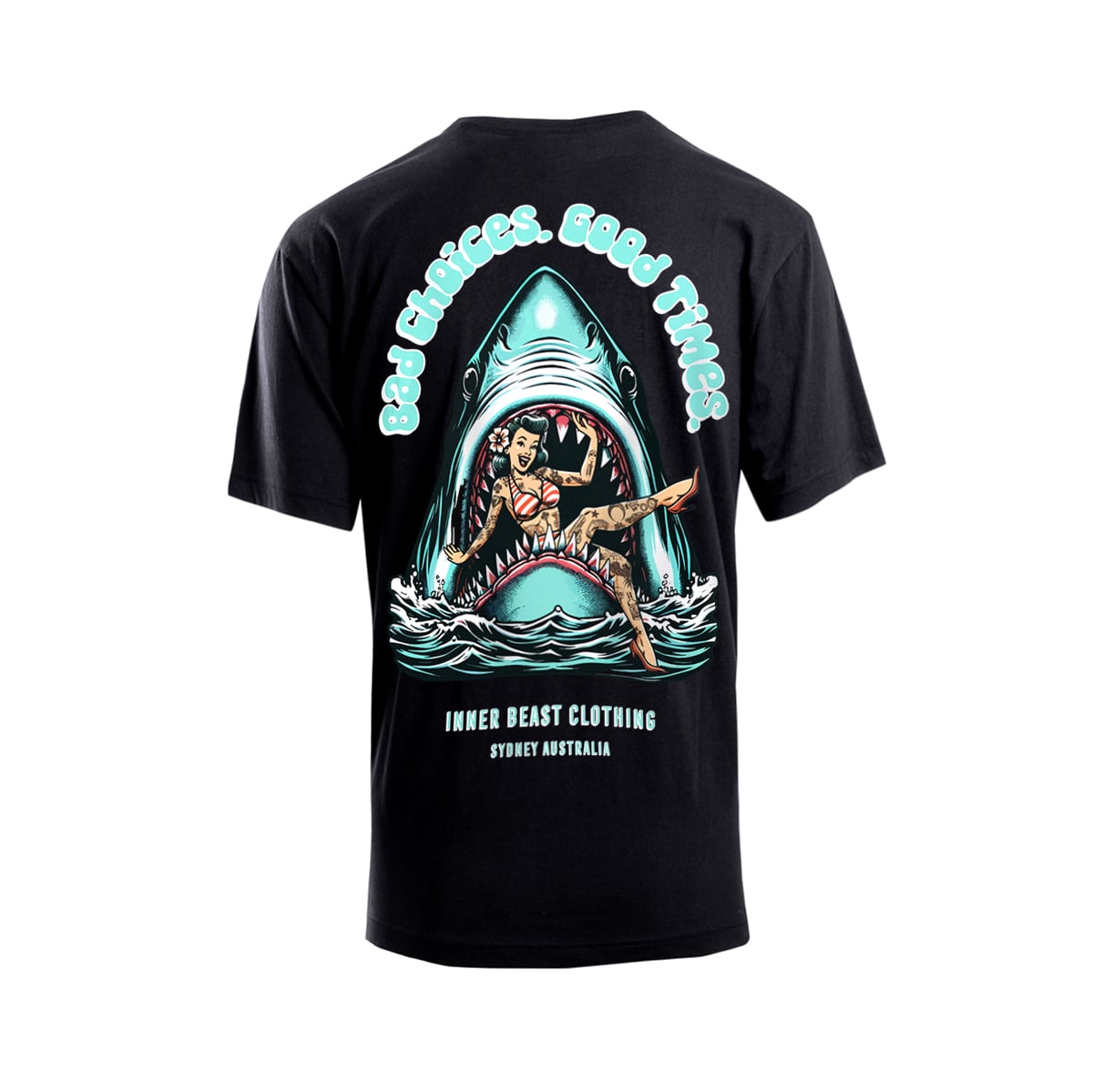 BAD CHOICES. GOOD TIMES' TEE image 0