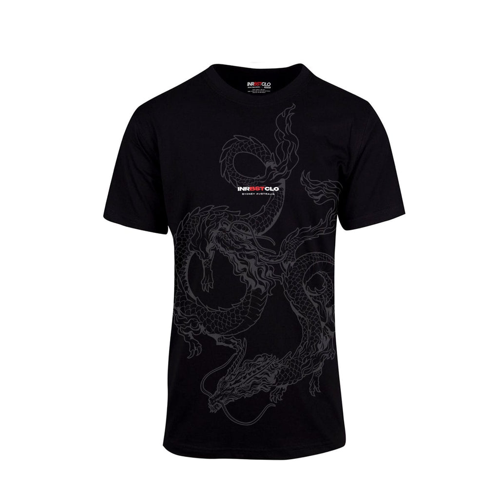 DOUBLE DRAGON TEE BLACK X BLACK image 0