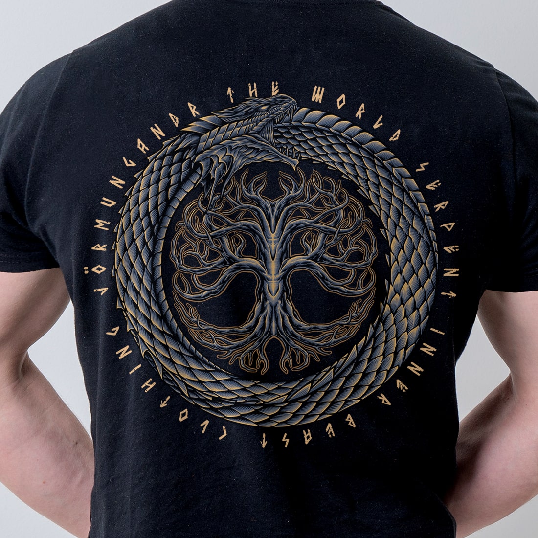 JORMUNGANDR THE WORLD SERPENT TEE image 1