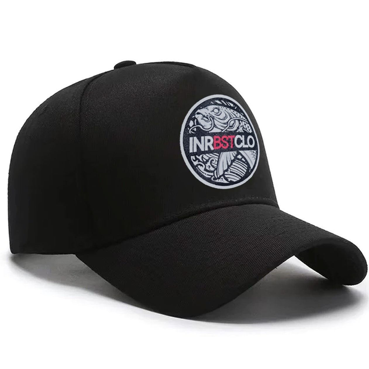 KOI LEATHER PATCH BLACK SNAPBACK image 0