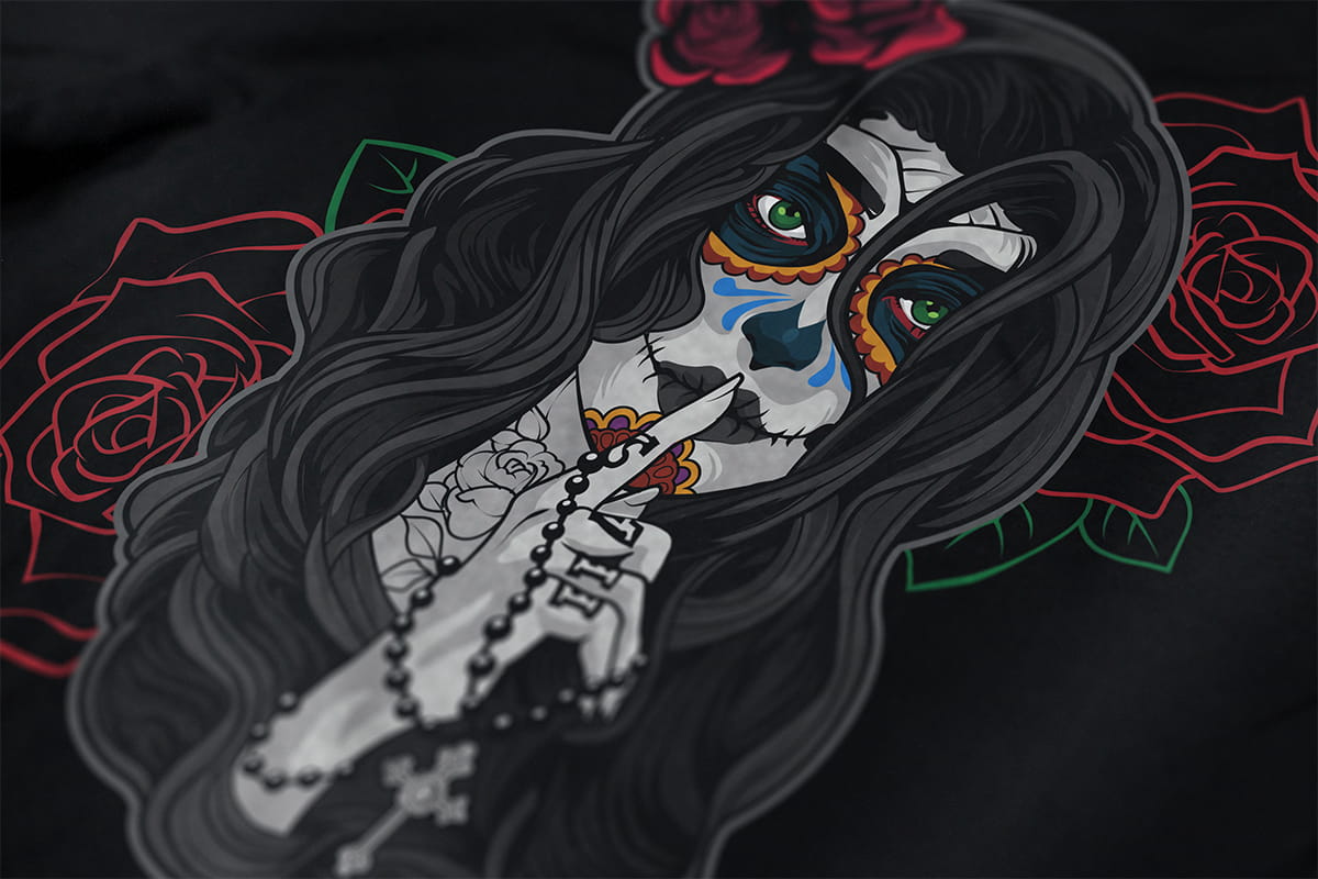 DAY OF THE DEAD TEE - X-SMALL image