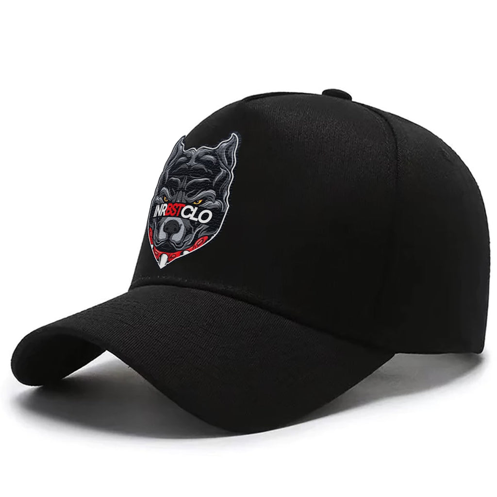 PITBULL LEATHER PATCH BLACK SNAPBACK image 0