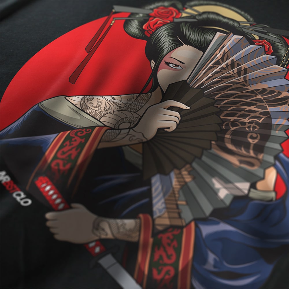 GEISHA TEE - Oversized Print - X-LARGE image