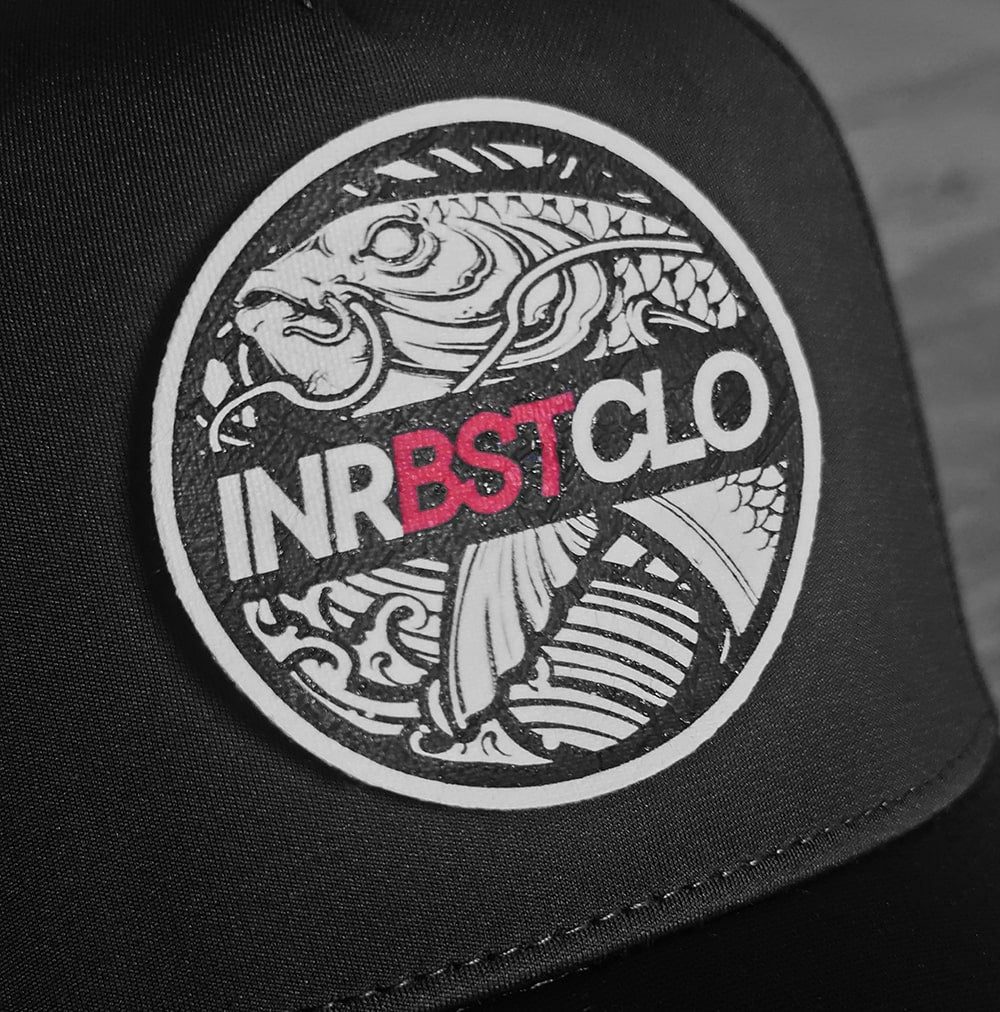 KOI LEATHER PATCH BLACK SNAPBACK image 1