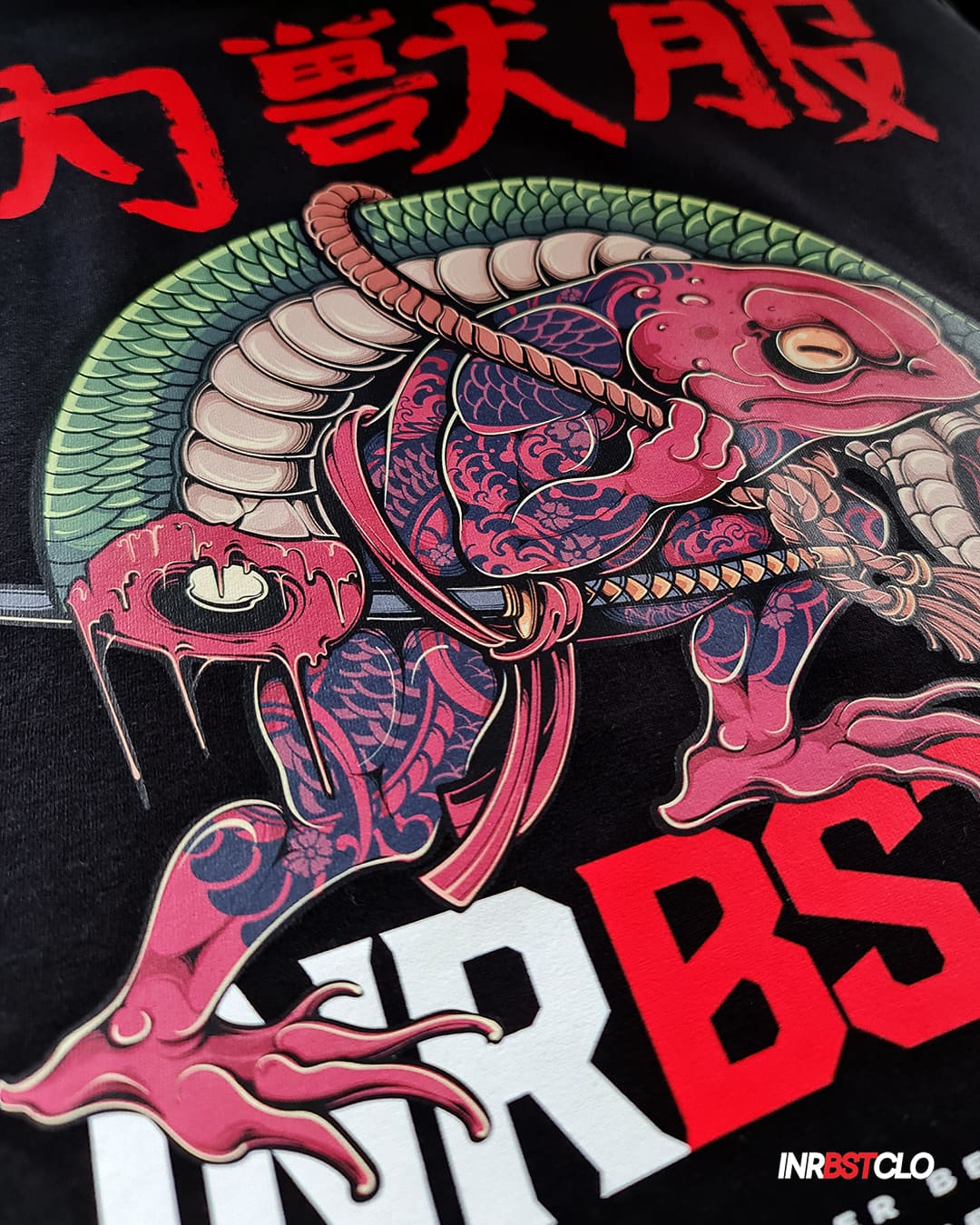 KAERU X SNAKE PULLOVER HOODIE image 1