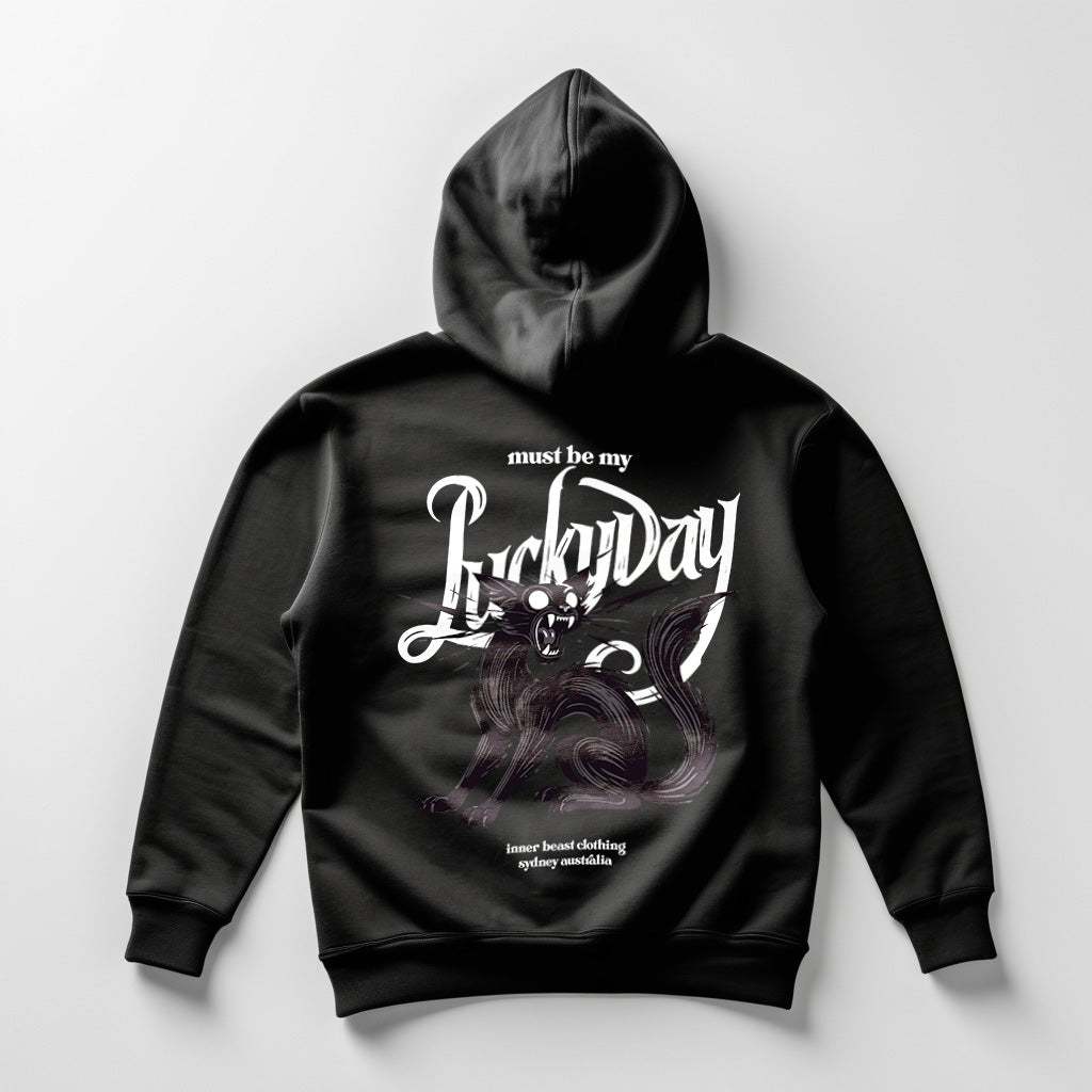 BLACK CAT PULLOVER HOODIE image 0