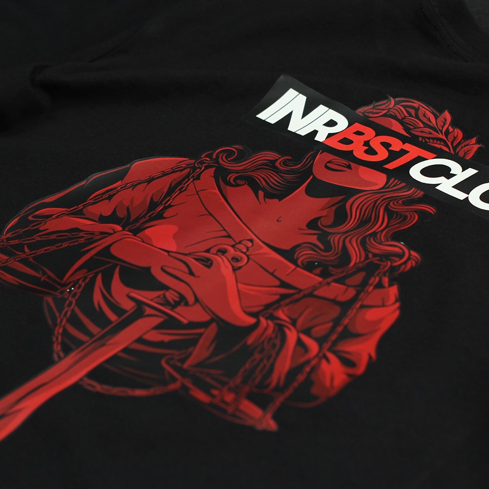 BLIND JUSTICE PULLOVER HOODIE - Oversized Print image 1