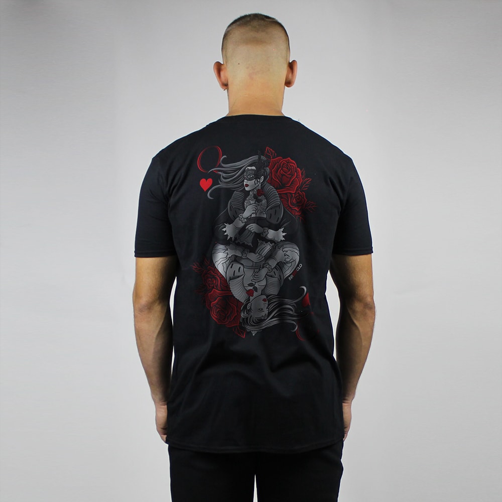 QUEEN OF HEARTS V2 TEE - Oversized Print image 0