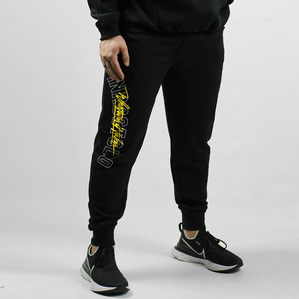 WHATEVER IT TAKES OVERLAPPED FLEECE JOGGERS image 0