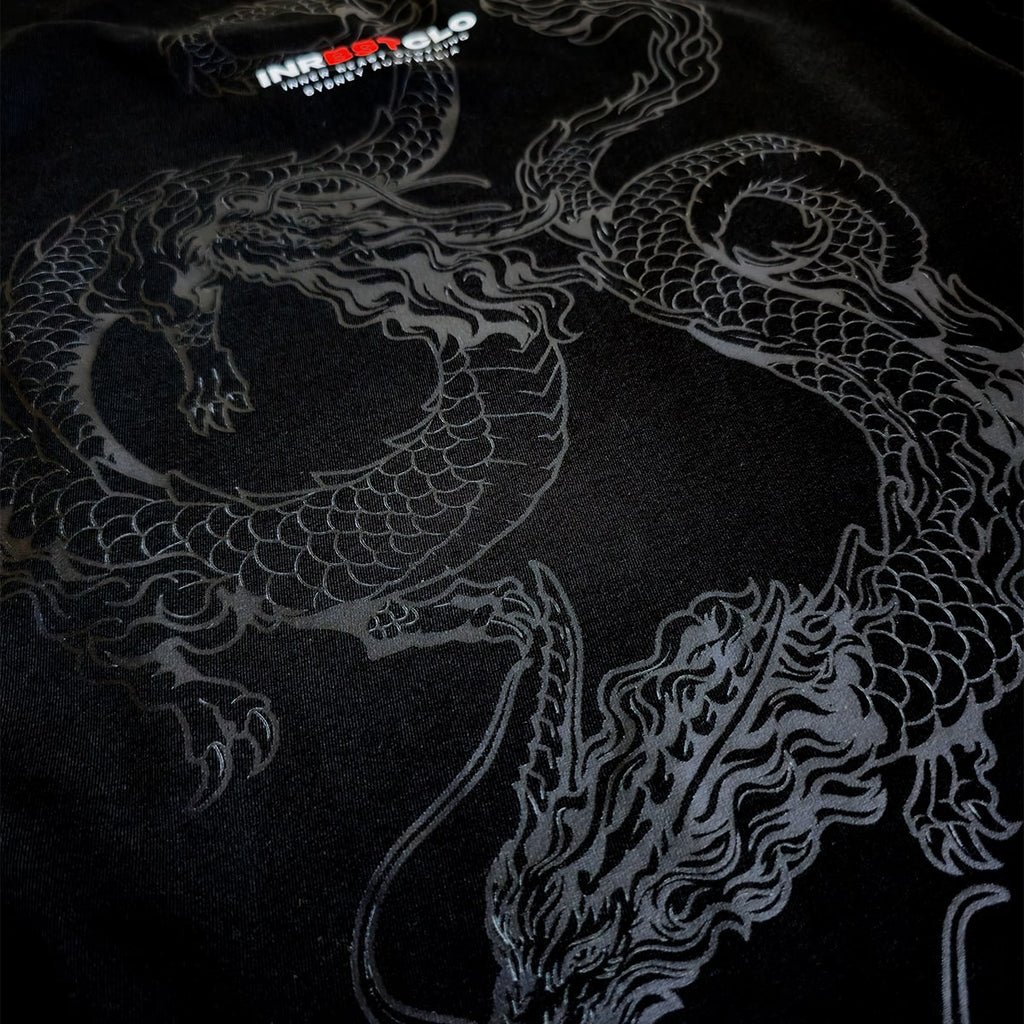 DOUBLE DRAGON TEE BLACK X BLACK image 1