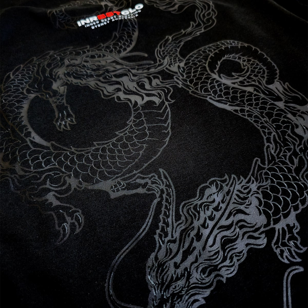 DOUBLE DRAGON TEE BLACK X BLACK image 1