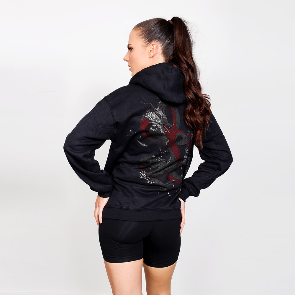 BLACK DRAGON V2 PULLOVER HOODIE - Oversized Print image 0