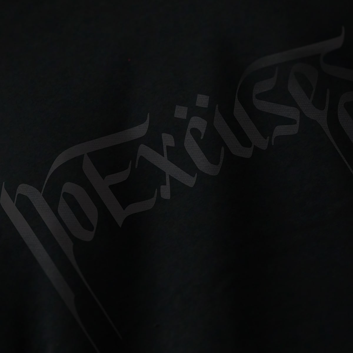 NO EXCUSES BLACK X BLACK 320 GSM JUMPER image 1