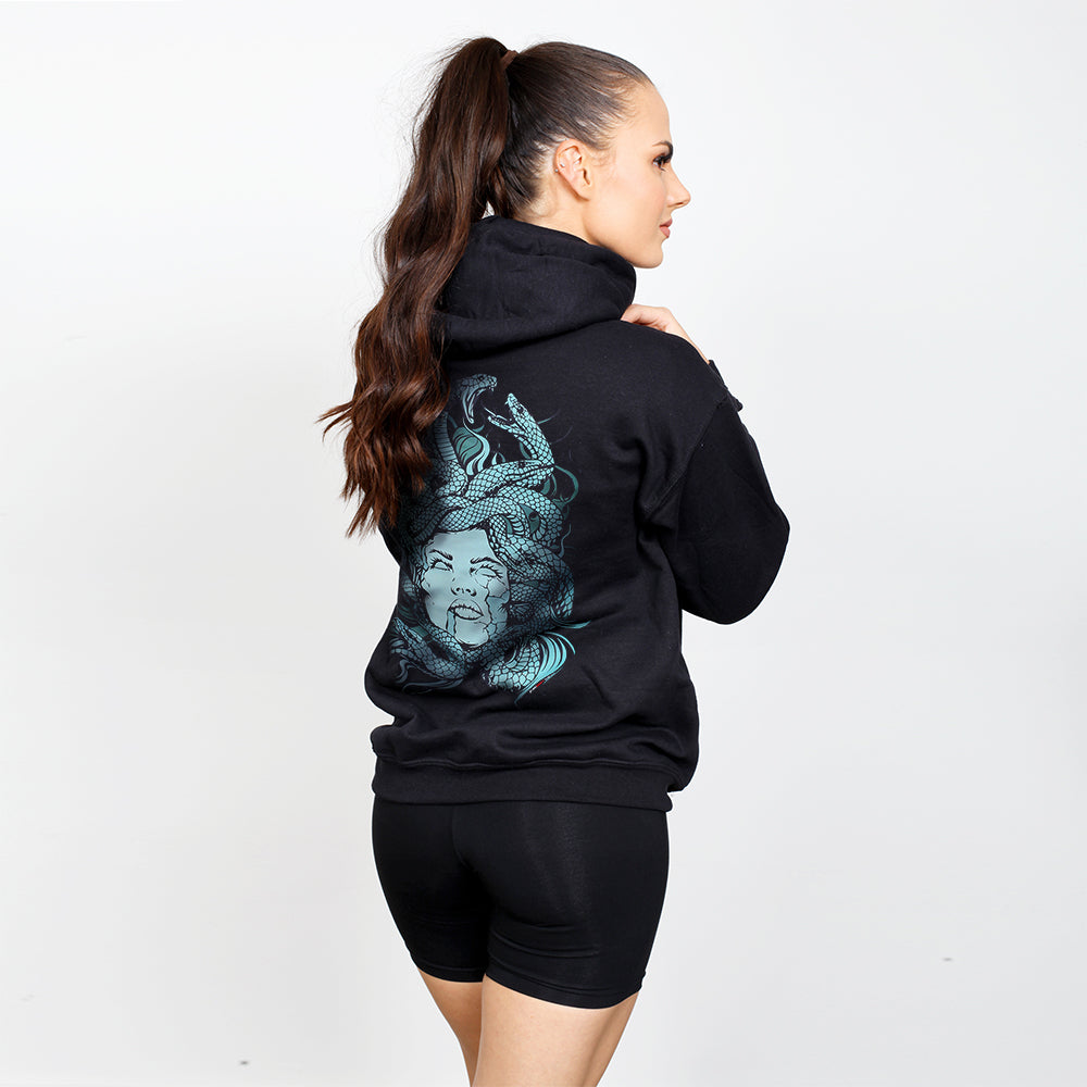 JADE MEDUSA PULLOVER HOODIE - Oversized Print image 0
