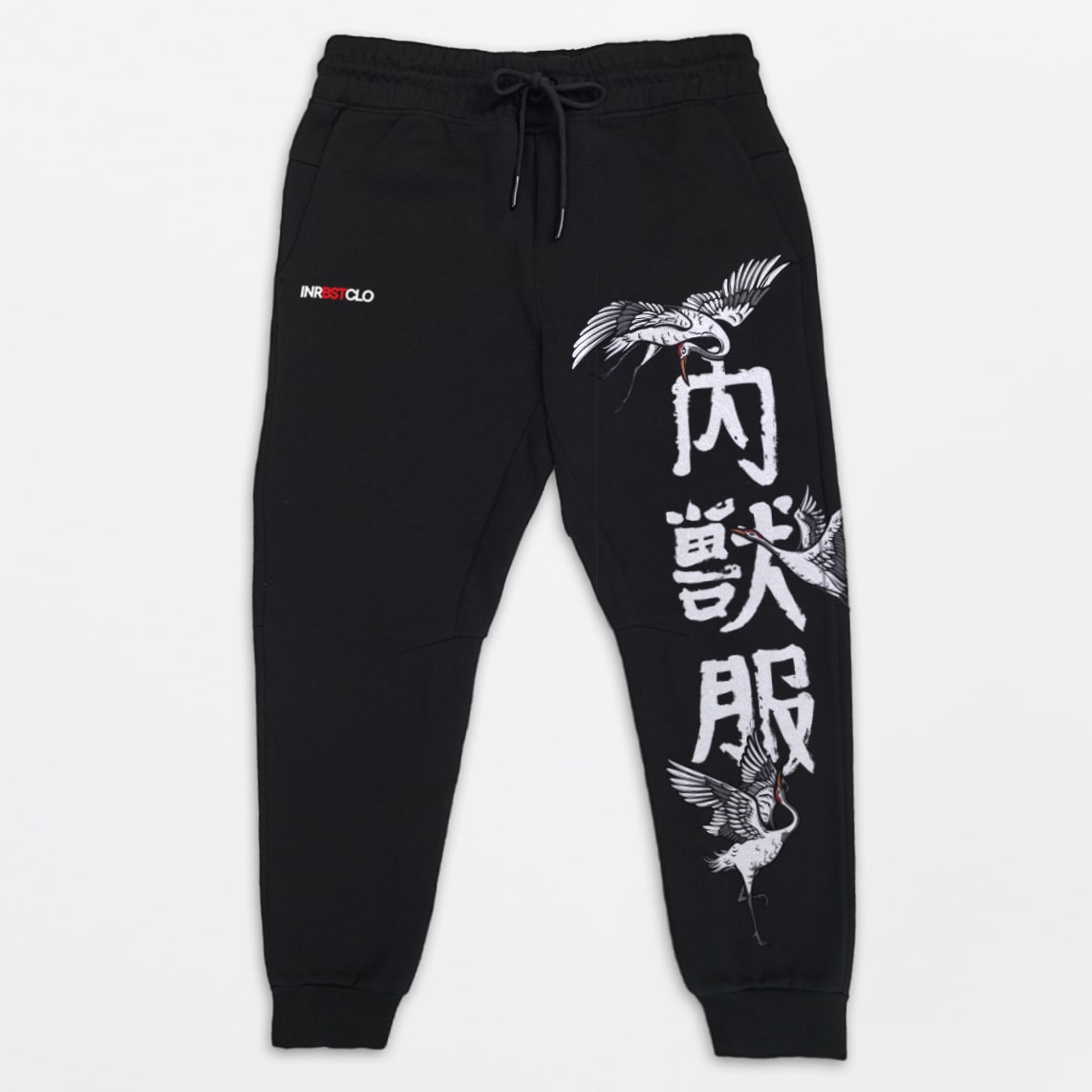 CRANE KANJI BLACK 3 LAYER FLEECE JOGGERS image 0