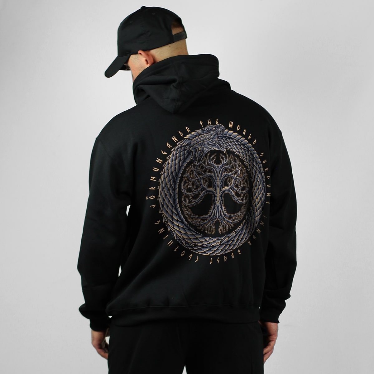 JORMUNGANDR THE WORLD SERPENT PULLOVER HOODIE image 0