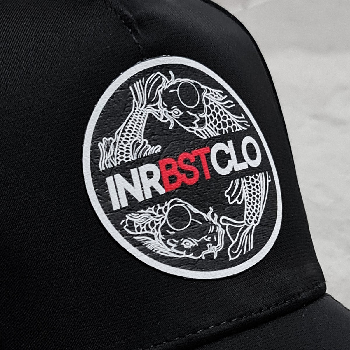KOI YIN & YANG LEATHER PATCH BLACK SNAPBACK image 2