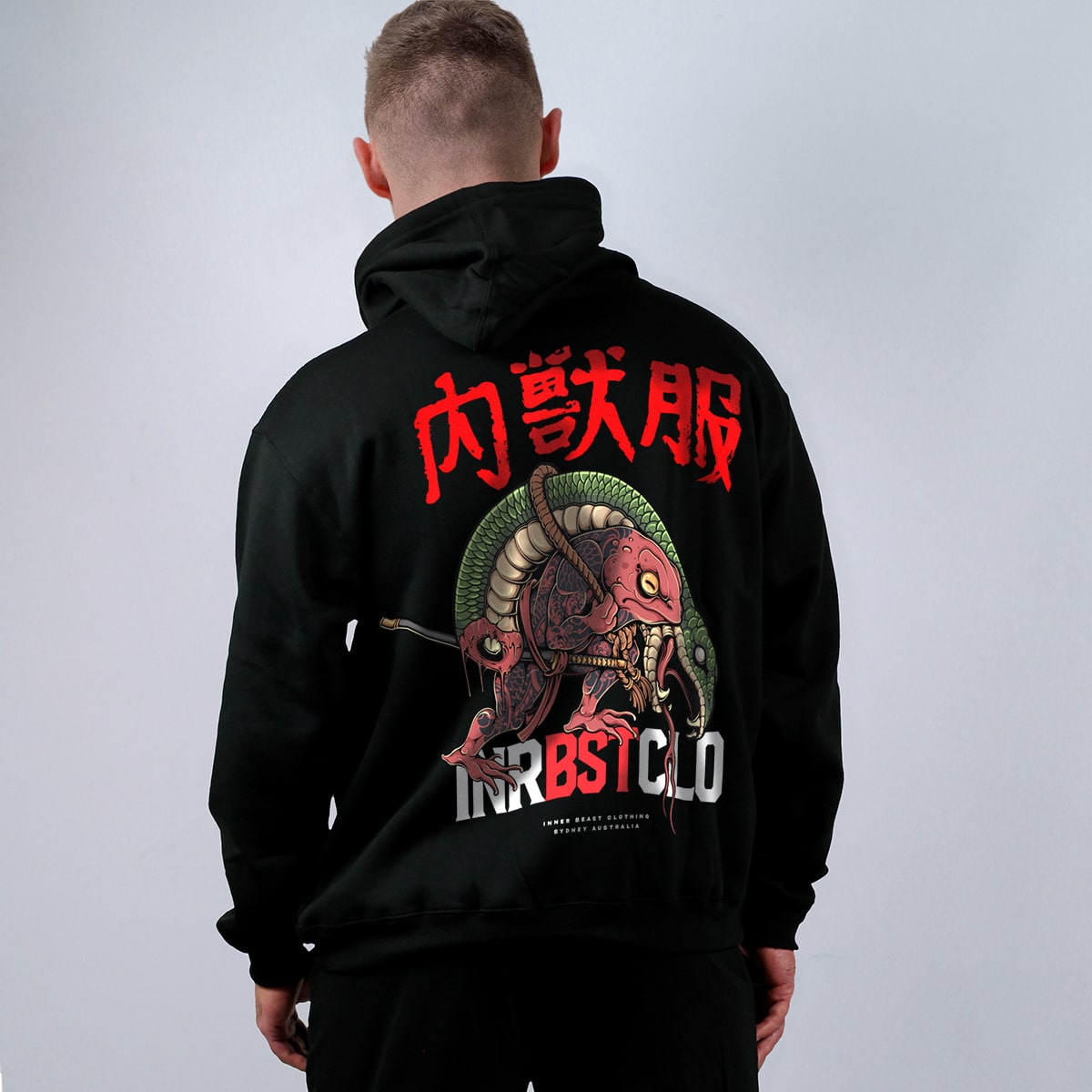 KAERU X SNAKE PULLOVER HOODIE image 0