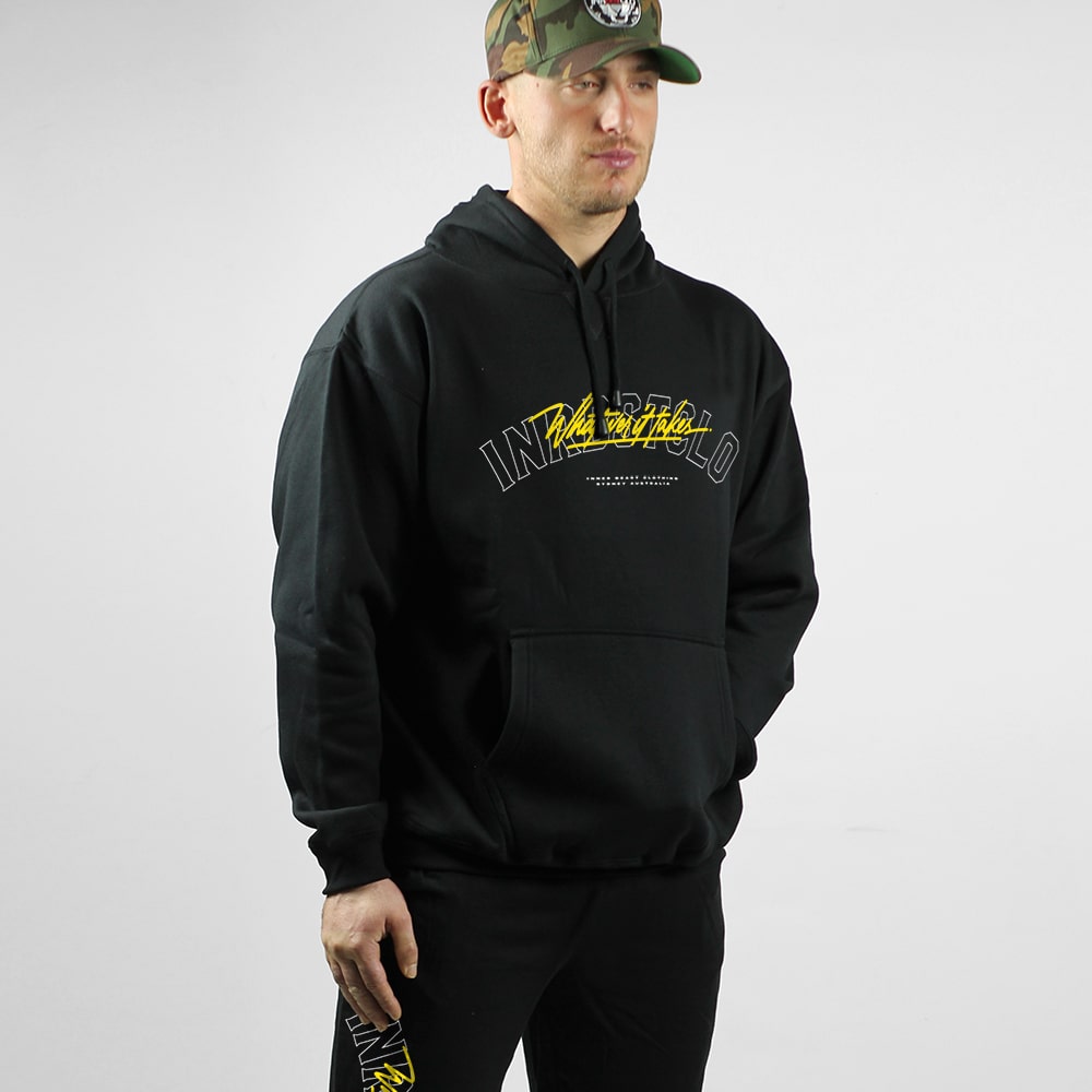 WHATEVER IT TAKES OVERLAPPED PULLOVER HOODIE image 0