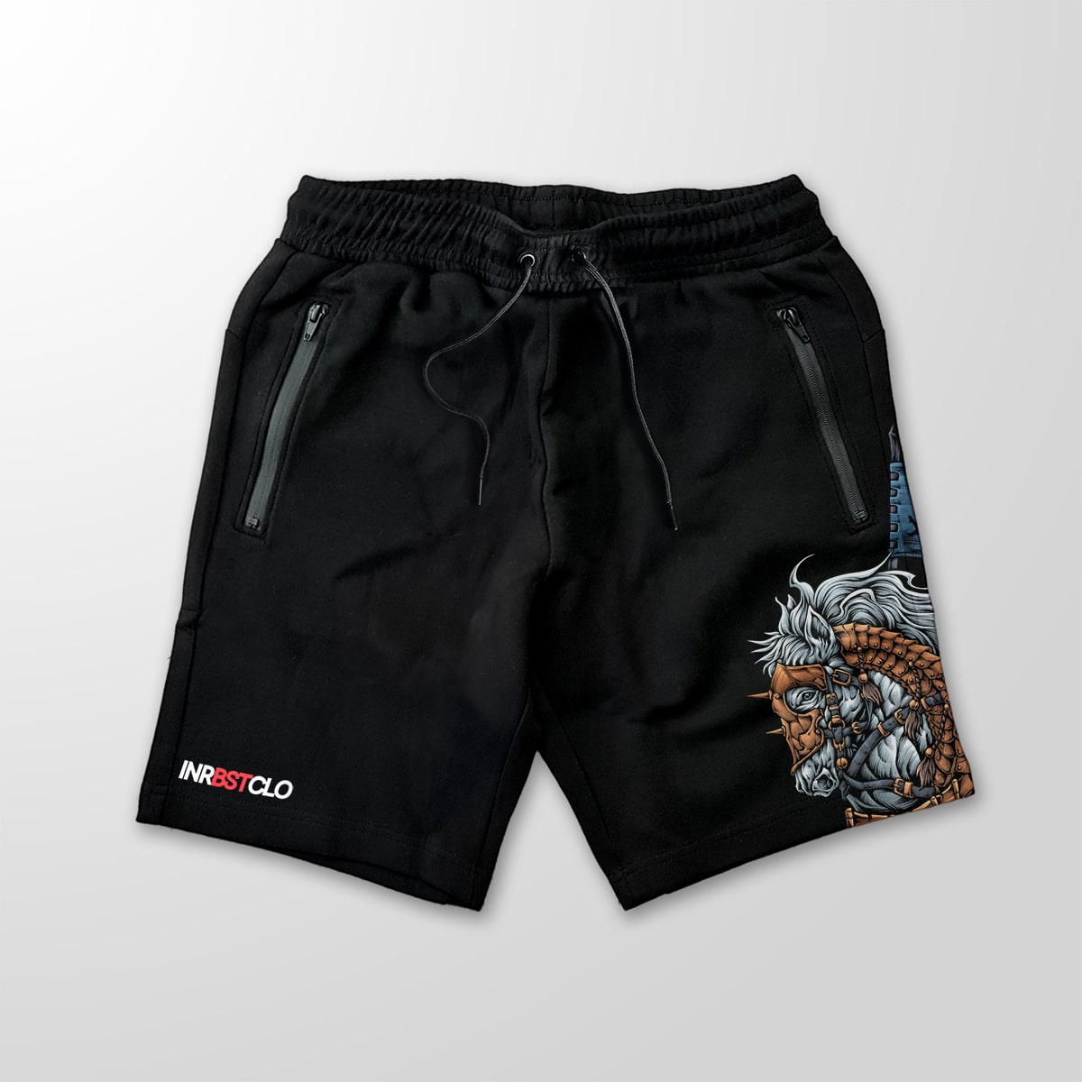 WARHORSE BLACK FLEECE SHORTS W/ ZIP POCKETS image 0