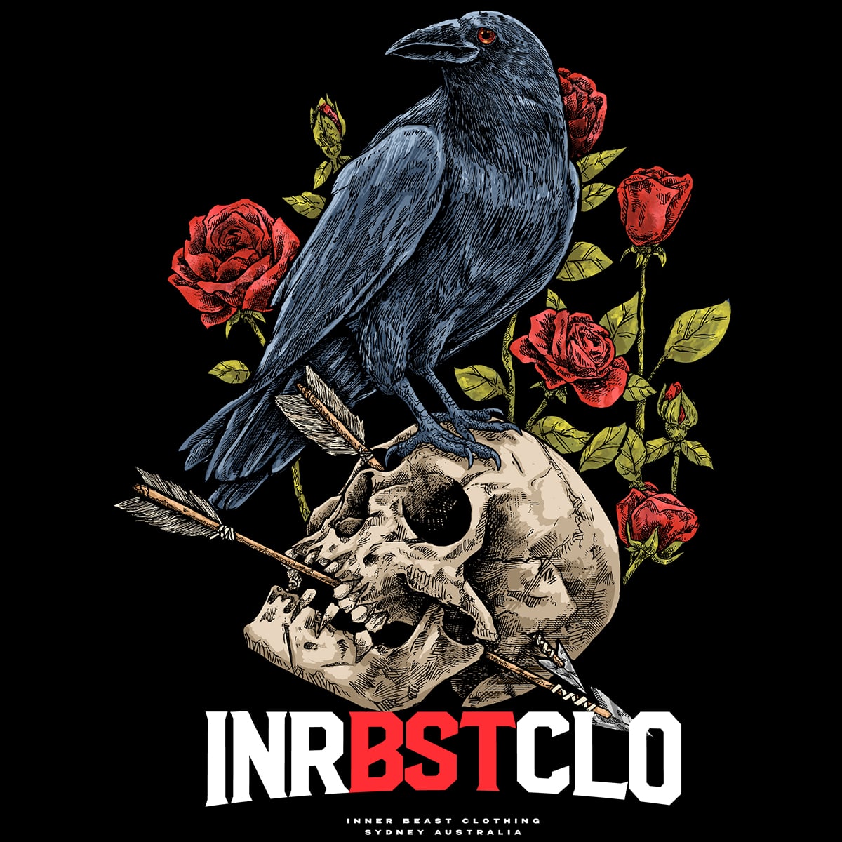 RAVEN THE OMEN OF DEATH TEE image 1