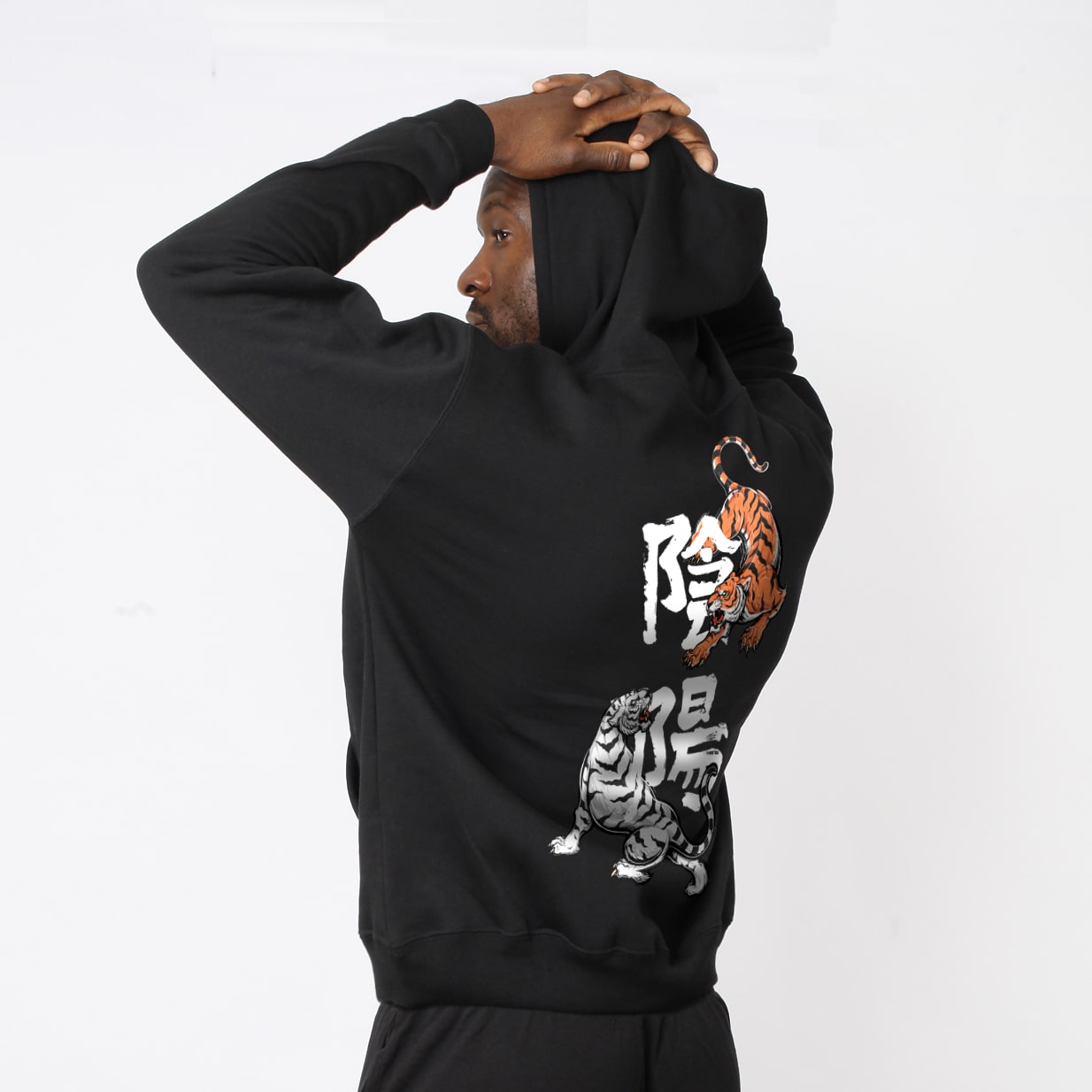 TIGER YIN & YANG V2 PULLOVER HOODIE image 0