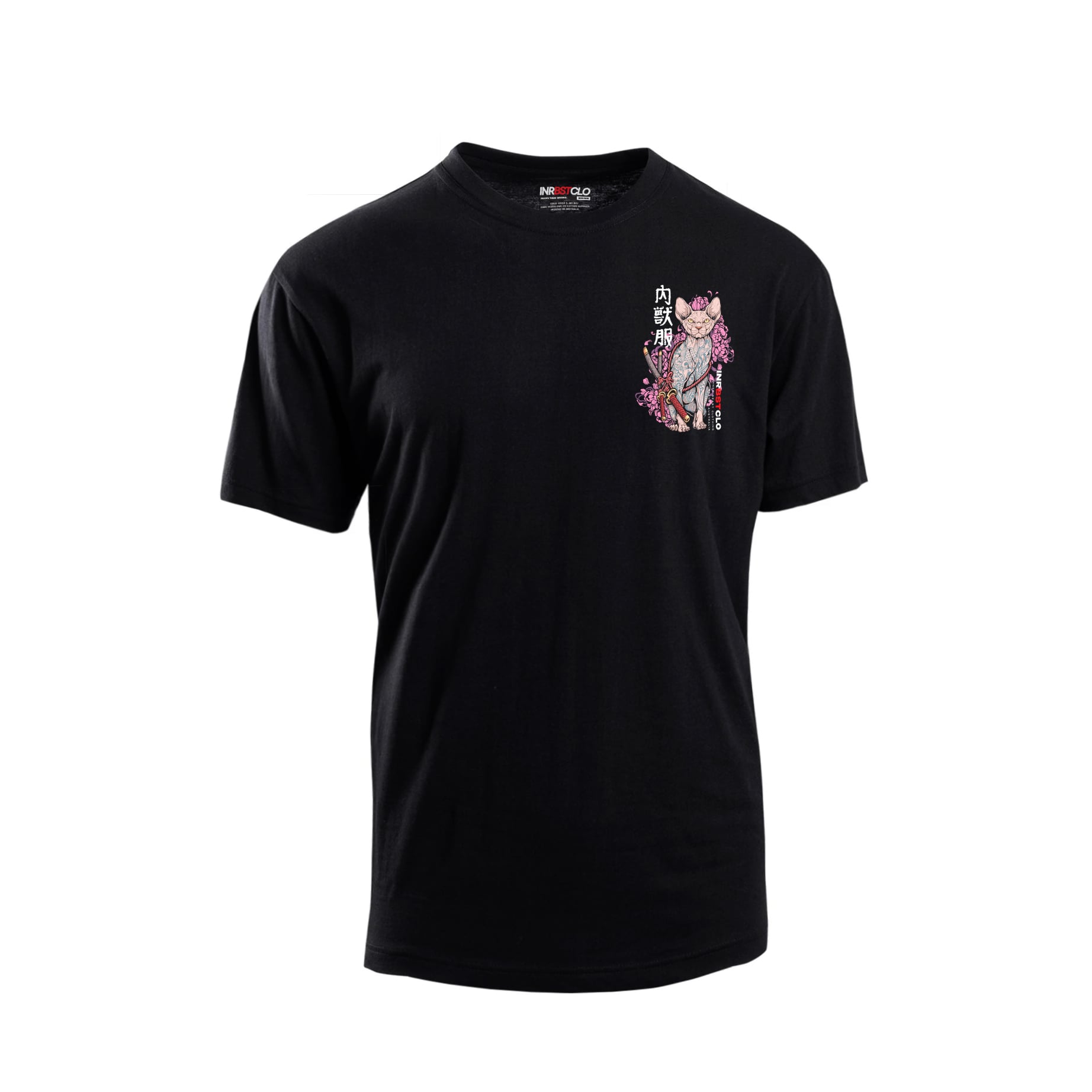 WHITE NEKO SAMURAI TEE image 2