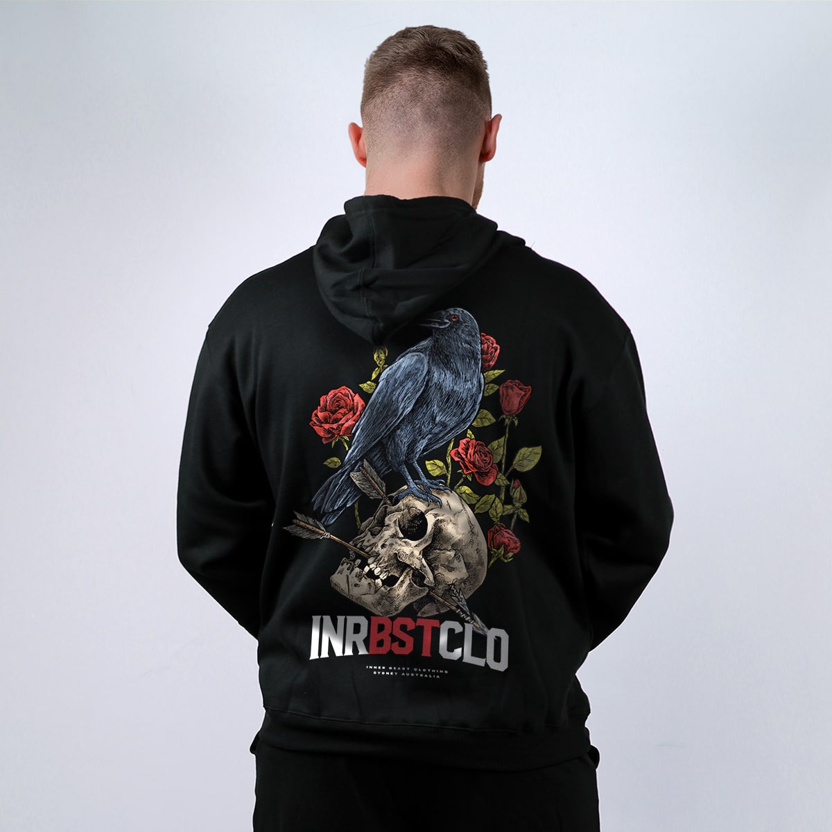 RAVEN THE OMEN OF DEATH PULLOVER HOODIE image 0