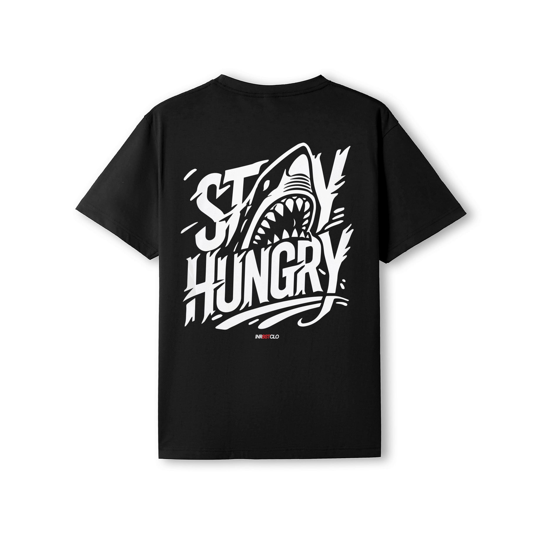 STAY HUNGRY' GREAT WHITE TEE image 0