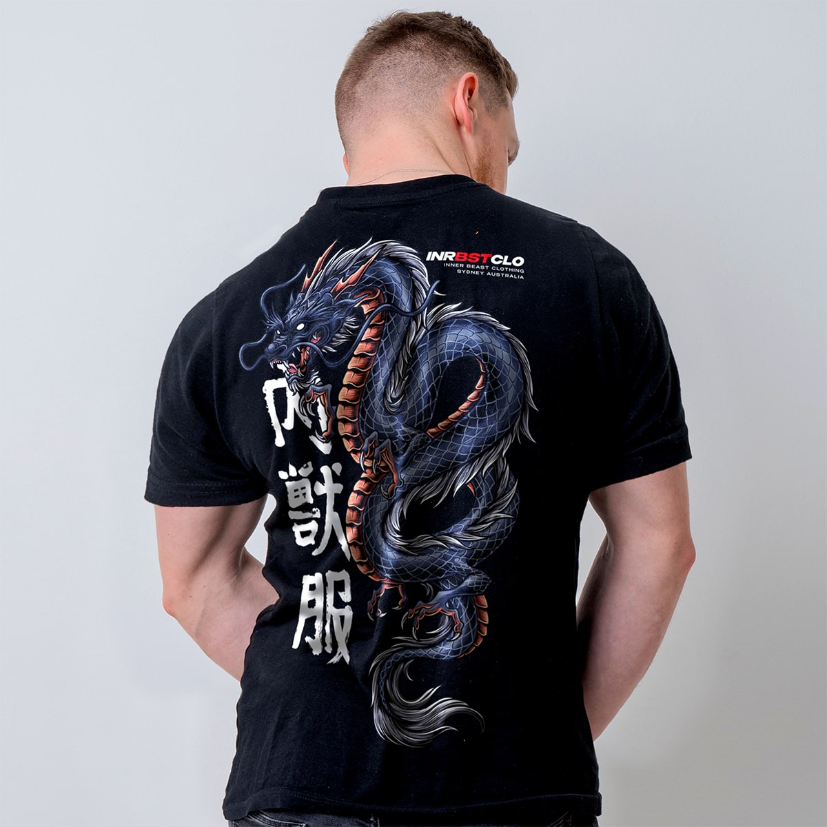 MIDNIGHT BLUE DRAGON TEE image 0