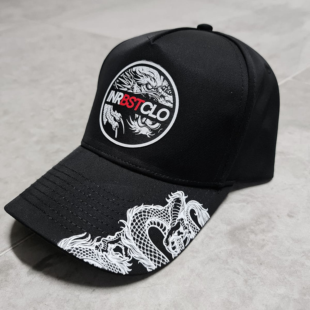 DRAGON LEATHER PATCH BLACK SNAPBACK image 0