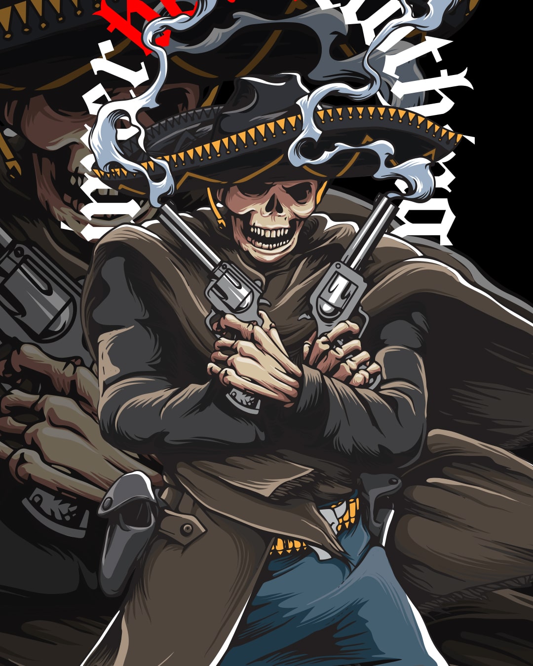 UNDEAD GUNSLINGER PULLOVER HOODIE image 1