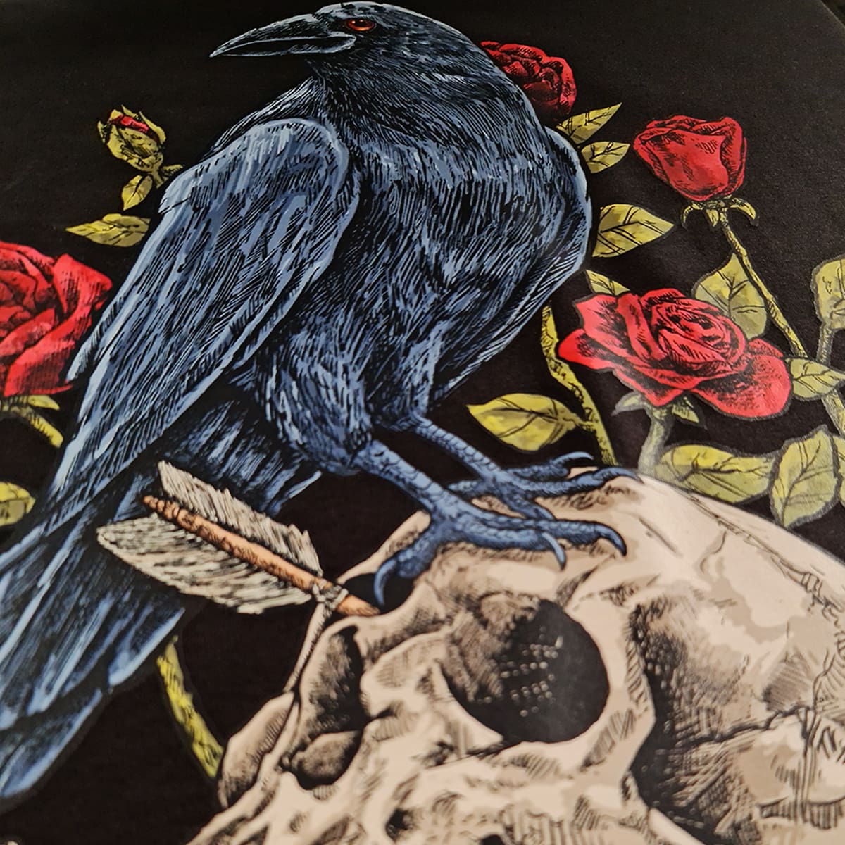 RAVEN THE OMEN OF DEATH TEE image 2
